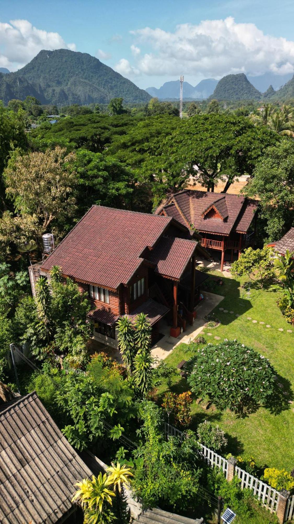 Namsong Bridge Bungalows 방 비엥 외부 사진