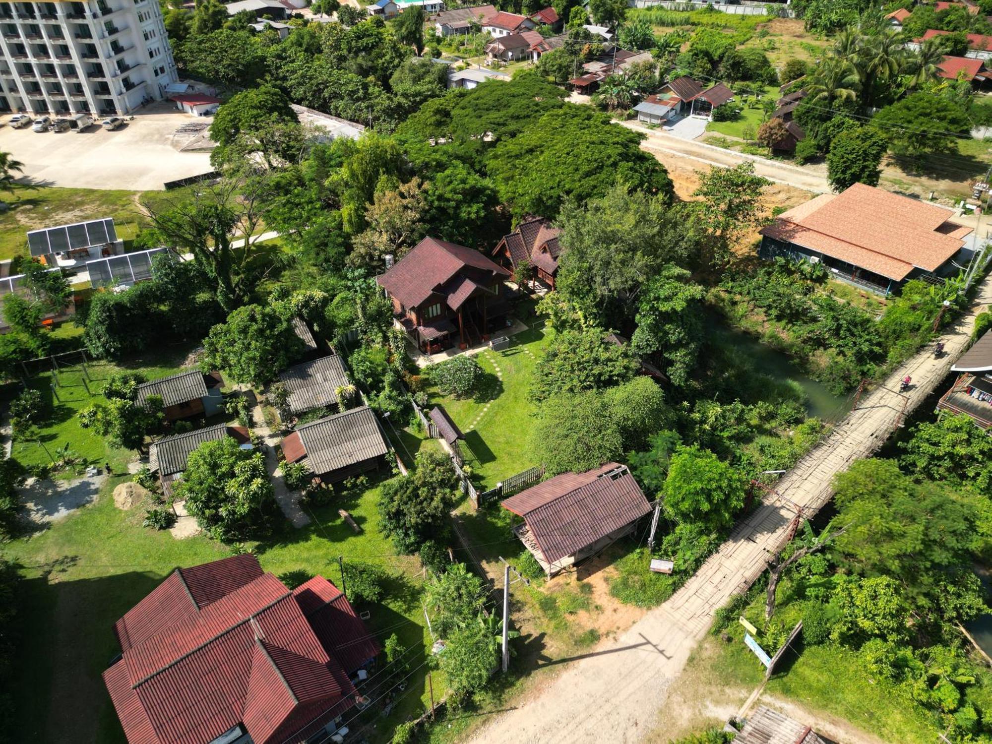 Namsong Bridge Bungalows 방 비엥 외부 사진