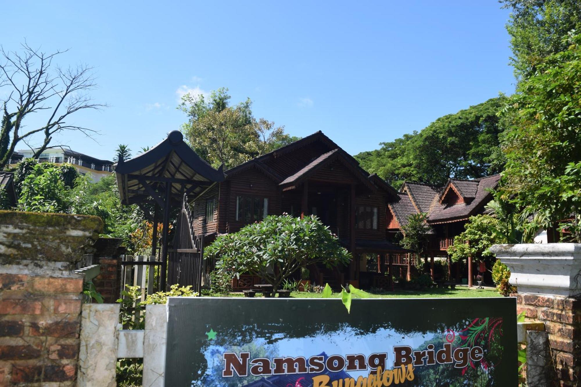 Namsong Bridge Bungalows 방 비엥 외부 사진