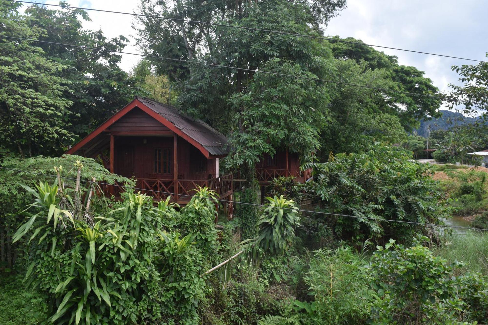 Namsong Bridge Bungalows 방 비엥 외부 사진